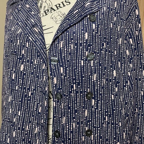 Evan Picone Women's Button Up Long Sleeve Shirt Blouse Multicolor Size 8 - Picture 3 of 9